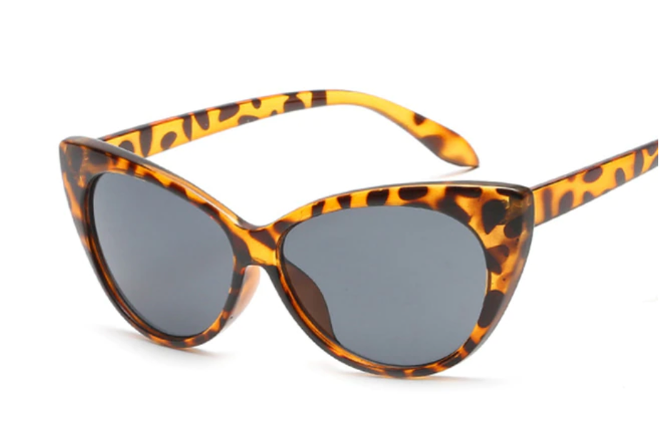 Catseye Sunglasses - Leopard - Plus Size Pin Up - Sour Cherry Designs - Plus Sized Pin Up - Plus Size Pin Up