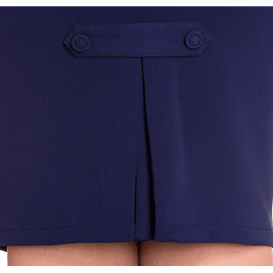 Joni Pencil Skirt - Hell Bunny - Blue - Sour Cherry Designs - Plus Sized Pin Up